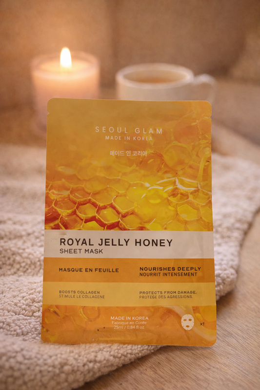 Masque visage au miel